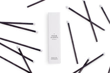 Load image into Gallery viewer, Four Scents White Match Box Surrounded by Luxury Long Black Matches With White Tip
