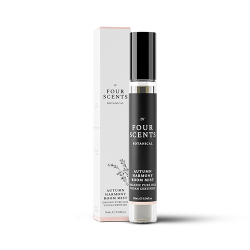 Autumn Harmony Room Mist in 10ml Clear Glass Spray Bottle and Pretty Box
