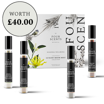 Four 10ml Room Mists in Pretty Presentation Gift Box