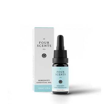 Serenity Spa 10ml Essential Oil Blend in Violet Glass Dropper Bottle With Smart Box