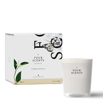 Summer Radiance 9cl 70g Traveller Soy Wax Candle in Pretty Box